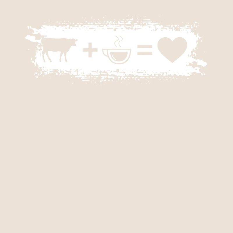 Grunge Rectangle - Coeur - Café - Vache -