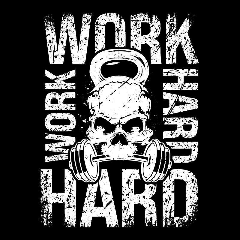 Arbeite hart -