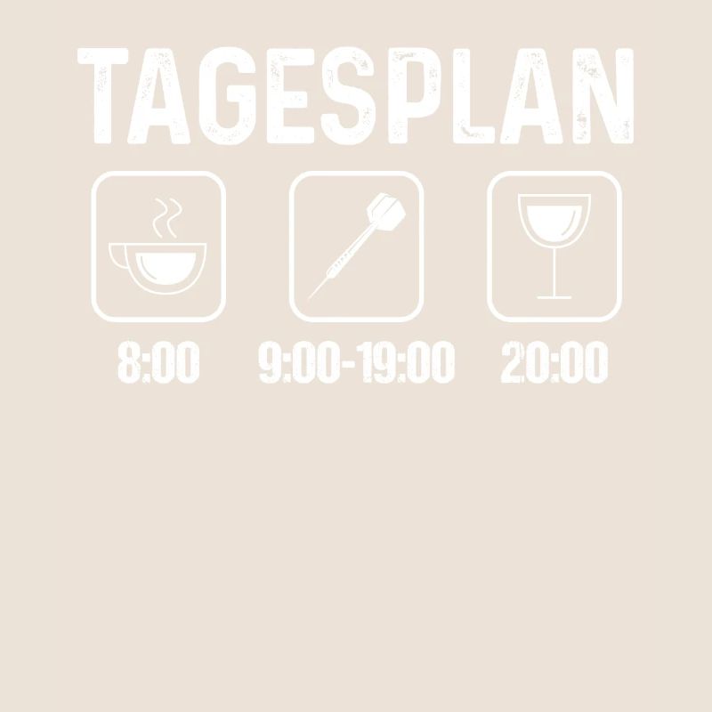Tagesplan 1 - Dart -