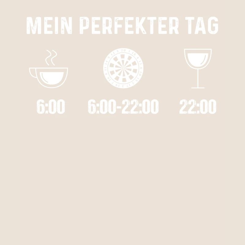 Mein Perfekter Tag 1 - Dartscheibe -