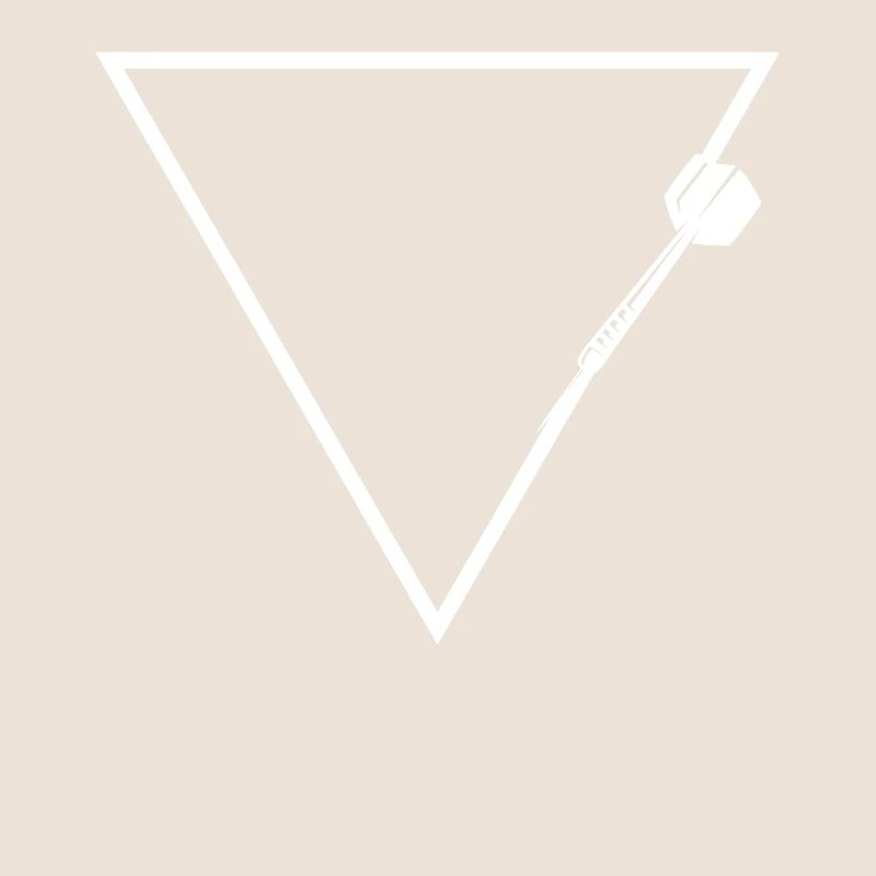 Triangle de ligne - fléchette -