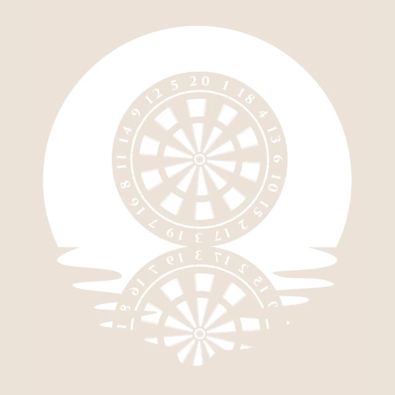 Circle with reflection - Dartboard -