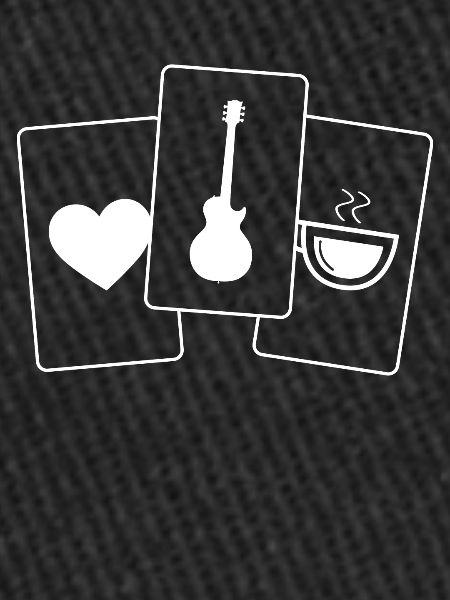 Heart - Coffee - Guitar -