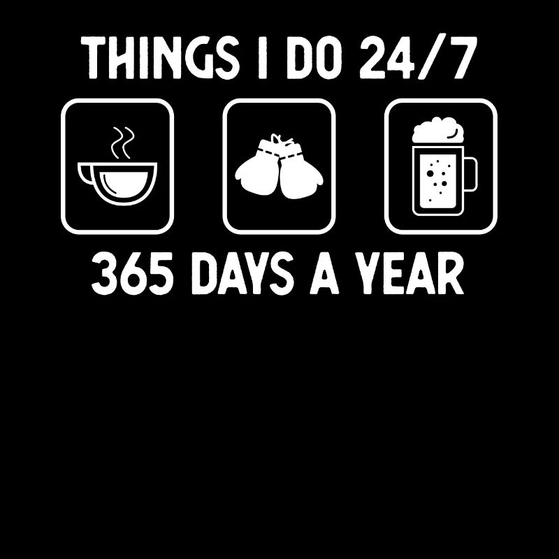 Je pense que je fais 24 heures sur 24, 7 jours sur 7, 365 jours par an - bière -