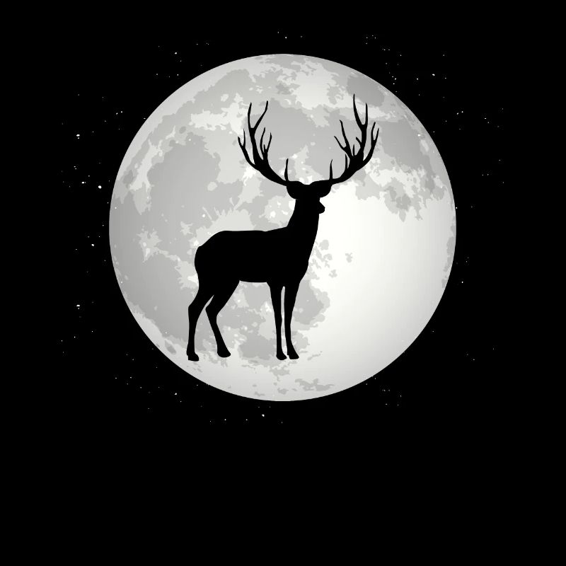 Pleine Lune - Cerf -