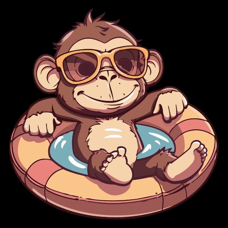 Singe Bande Dessinée Cool