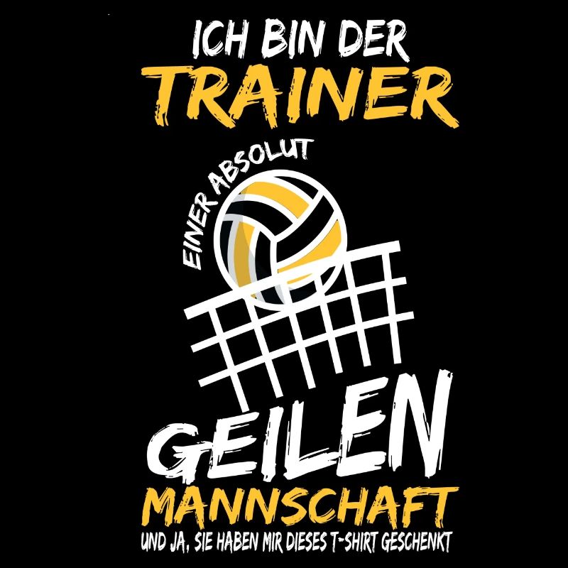 Trainer mannschaft Volleyball Spieler Geschenk