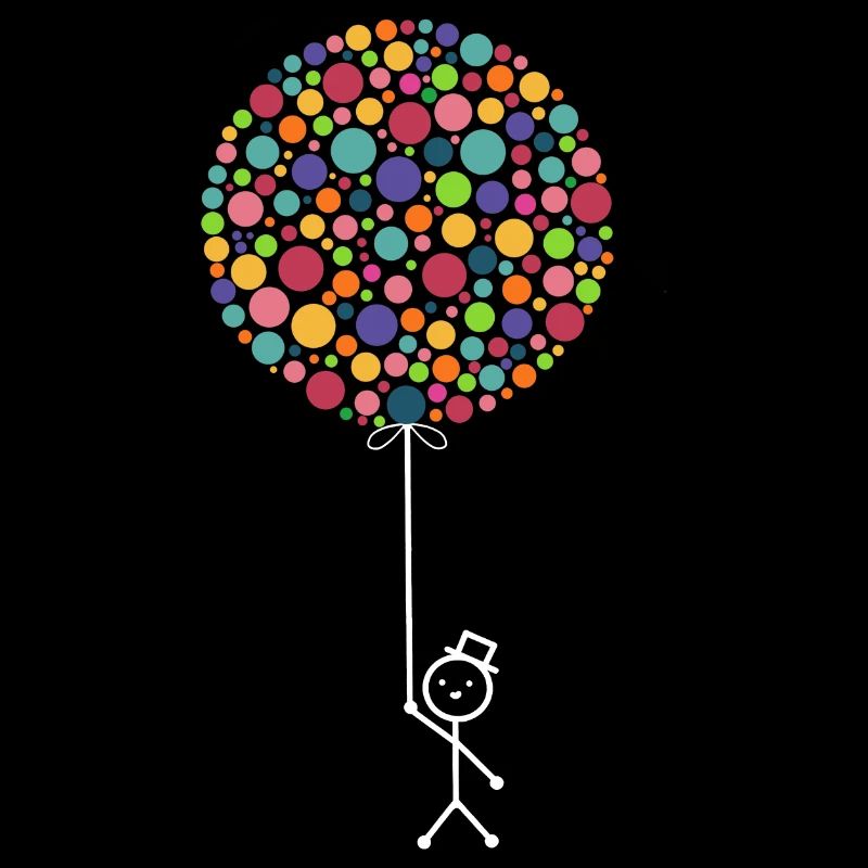 Ballon Strichmännchen