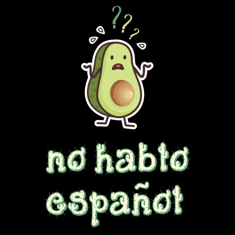 Pas d’hablo Espanol Avocat Idée Espagnole 005-104