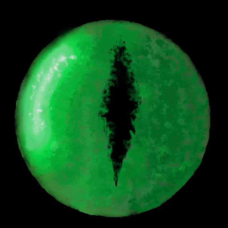 Œil de serpent vert