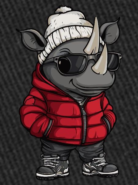 Nashorn Winter Comic