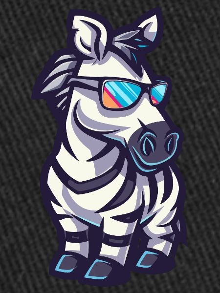 Zebra Cool Comic