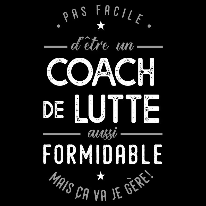 coach Lutte formidable cadeau sport combat