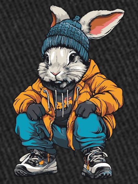 Lapin Drôle Hiver