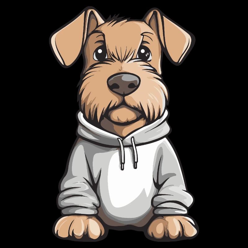 Airedale Terrier Hund Lustig