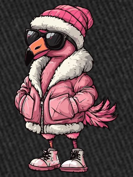 Flamingo Cool Comic