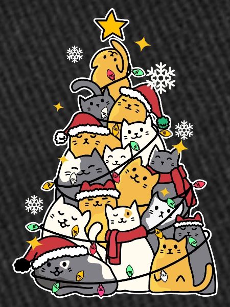 cat Christmas tree