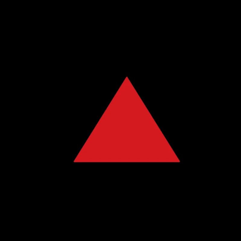 Triangle red