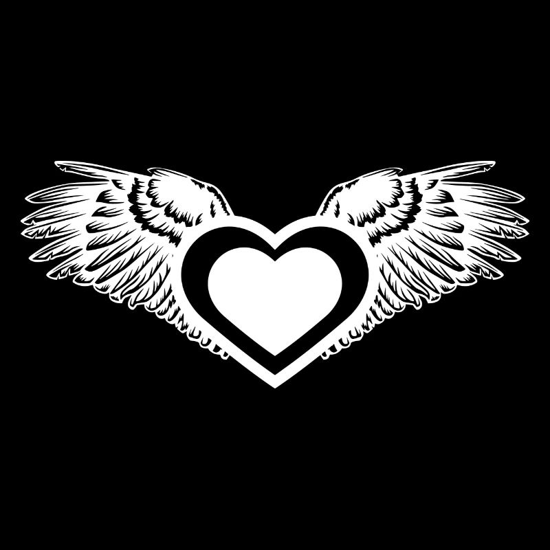 Cœur ailes ange