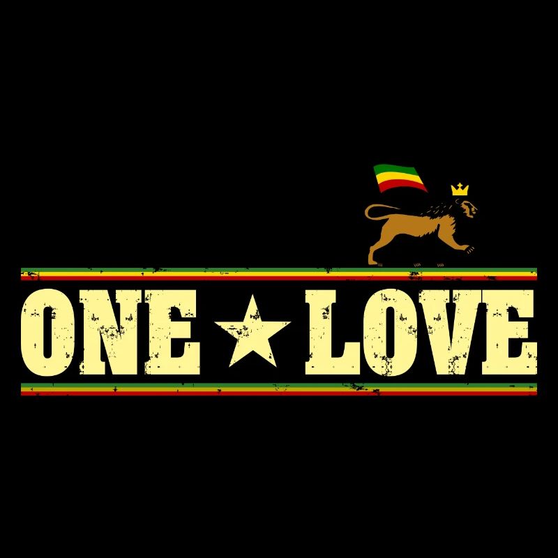 One Love Reggae Lion