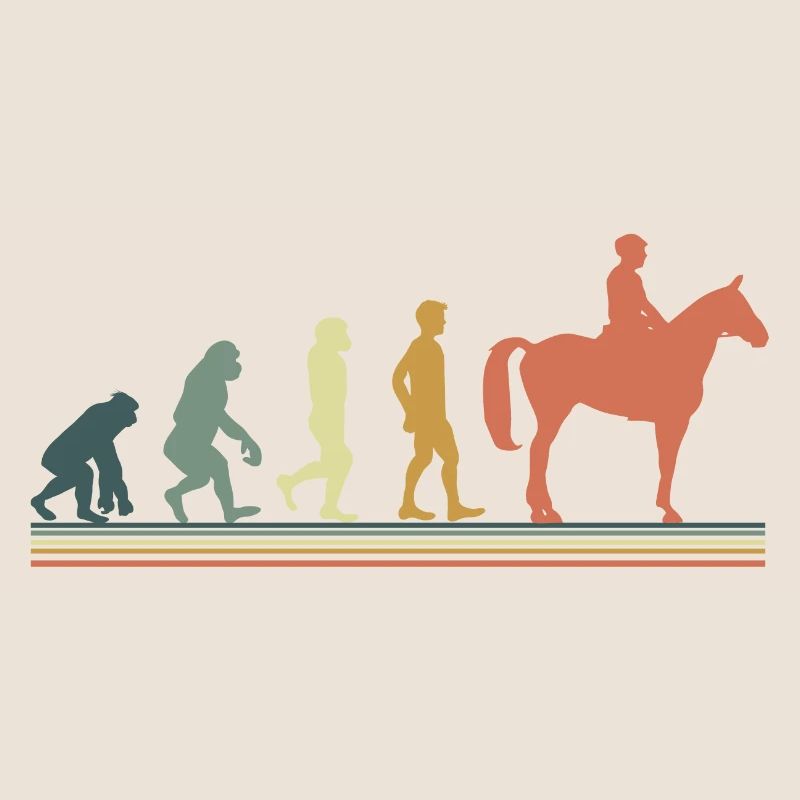 Evolution cheval