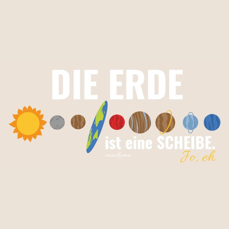 Mimikama Die Erde ist eine Scheibe.