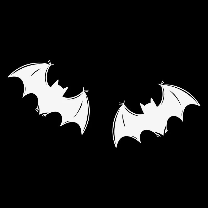 Chauves-souris grises en vol de nuit