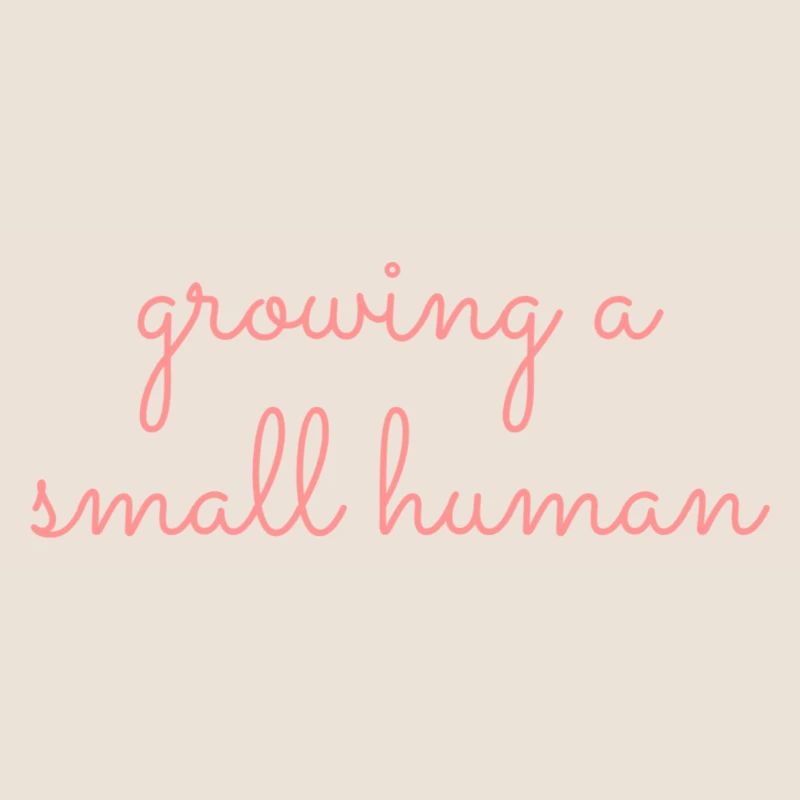Growing a small human (pink)