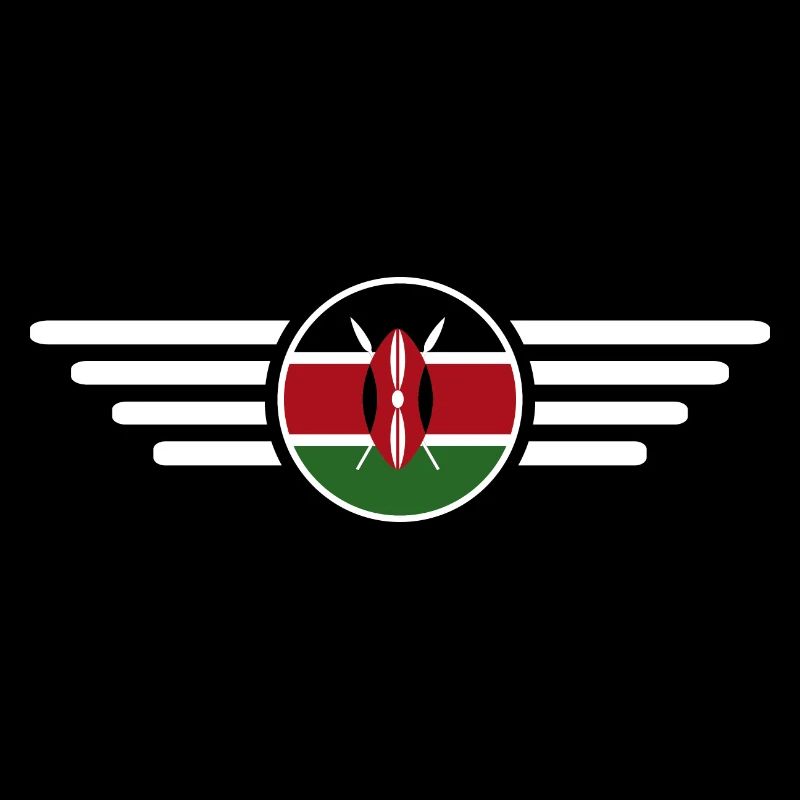 J’aime le Kenya, T-Shirt Design Style Élégance