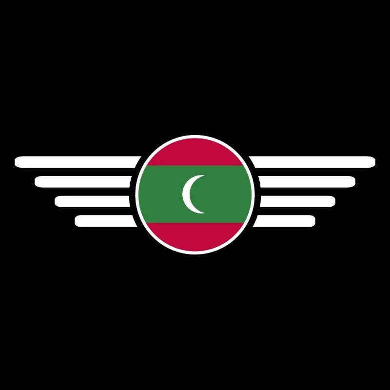 J’aime les Maldives, T-shirt design de style élégance