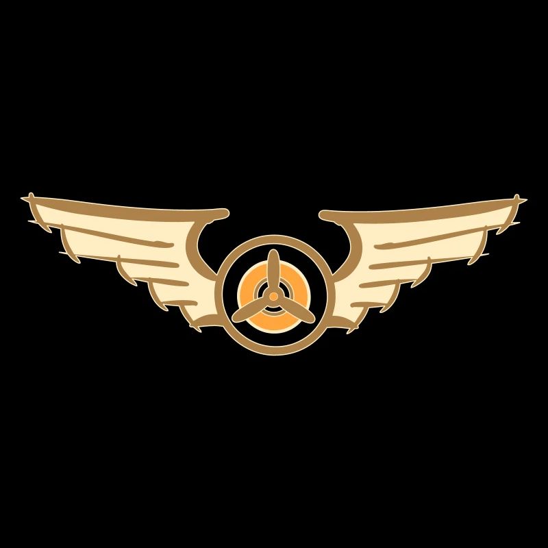 Aviation Symbol Luftwaffenschwinge Flugzeug Pilot