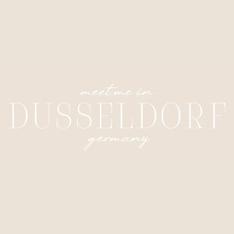 Dusseldorf, Germany Elegance Style Design T-Shir