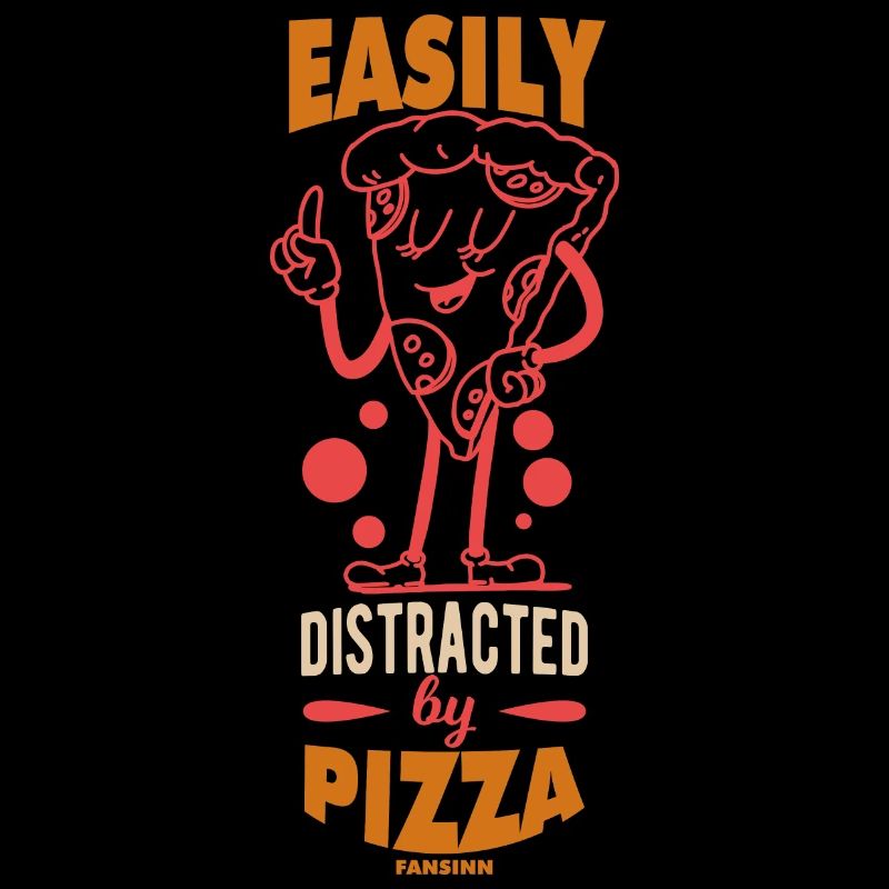 Facilement distrait par la pizza