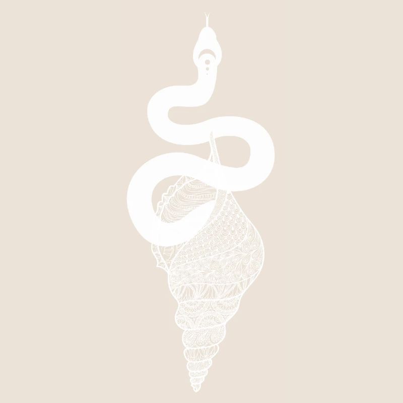 Cosmos Serpent - Snake with shell with pattern