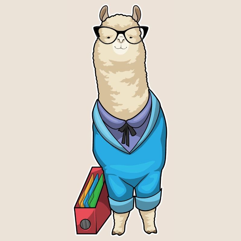Alpaca Secretary Folder Office