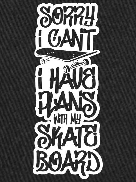 J’ai des projets avec mon skateboard