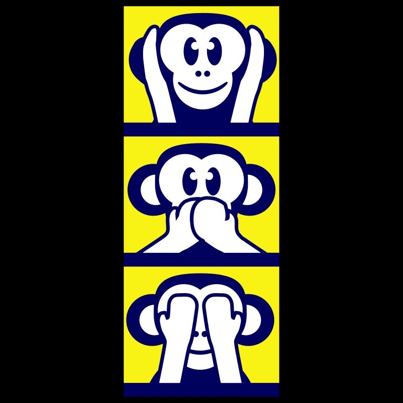 3 Wise Monkeys Hear Nothing Say See Monkey Fun