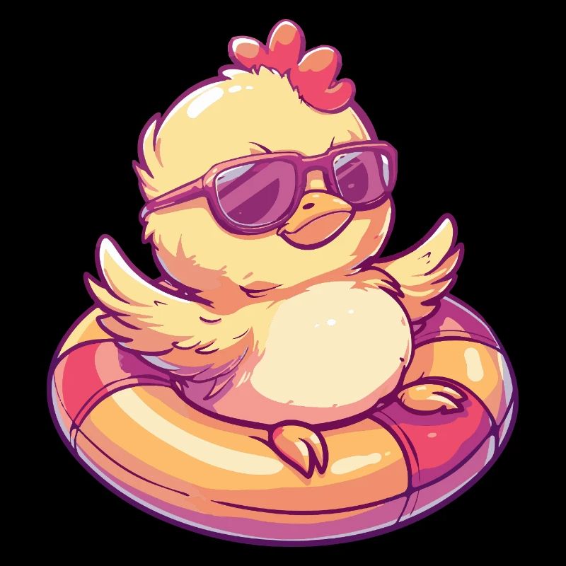 Chicks Chicken Comic Cool