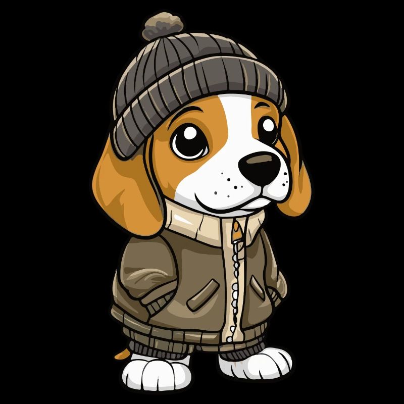 Beagle Chien Hiver