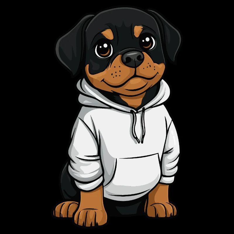 Rottweiler chien drôle