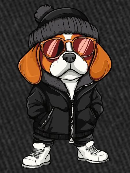 Beagle Dog Cool Comic