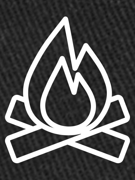 Icône de feu de camp