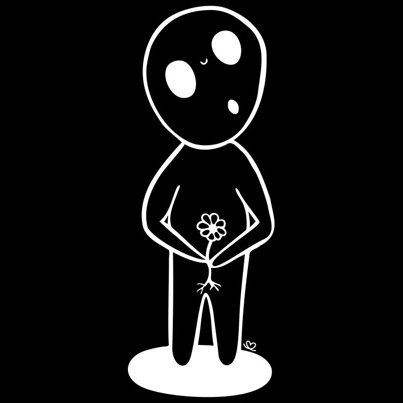 SYLVANN: der Sylvain mit der Blume - schwarze Version