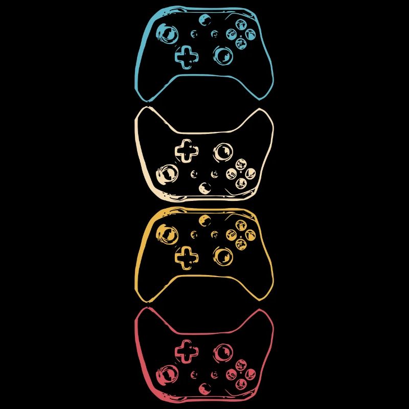 Gamer Controller Gaming retro Videospiele Game 4