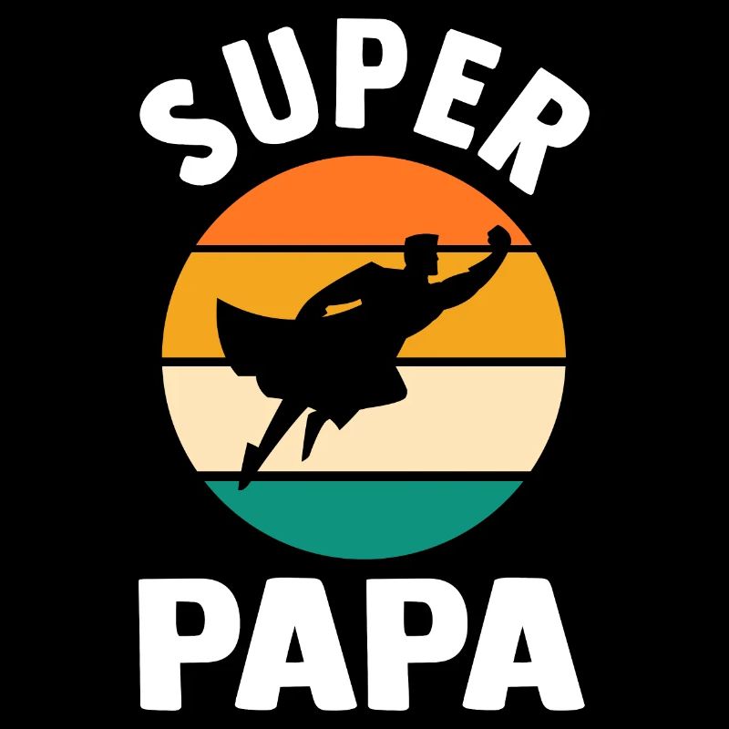 Vater Superheld Papa