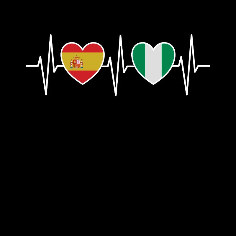 Espagne et Nigeria Drapeau nigérian Drapeaux