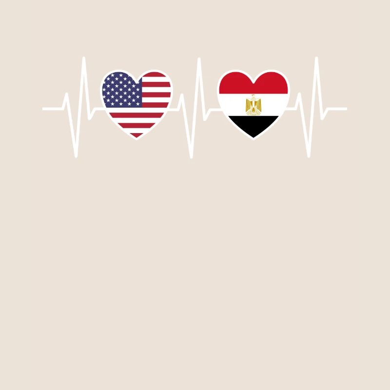 États-Unis et Égypte Drapeaux du drapeau égyptien