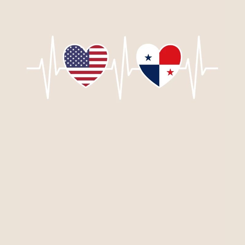 Drapeaux des États-Unis et du Panama Drapeau panaméen