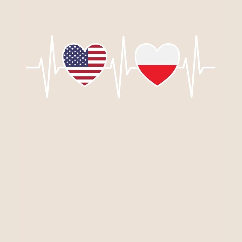 Drapeau polonais des États-Unis et de la Pologne Drapeaux