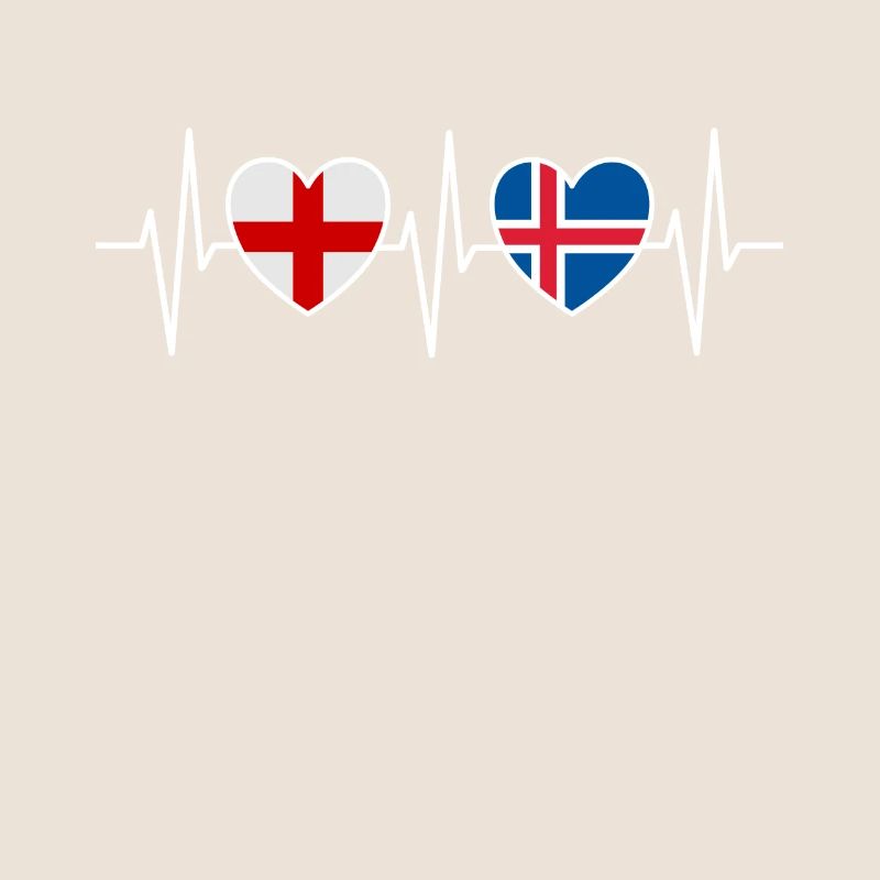 Drapeaux de l’Angleterre et de l’Islande